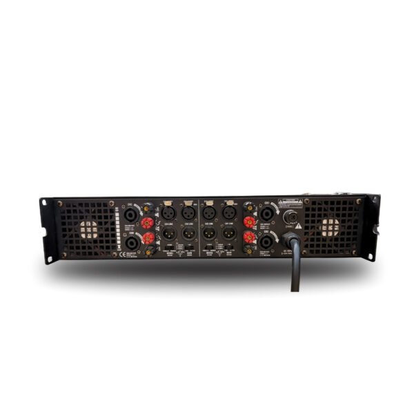 PU8000 Black & Silver 4-Channel Amplifier